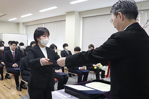学位記授与式会の様子