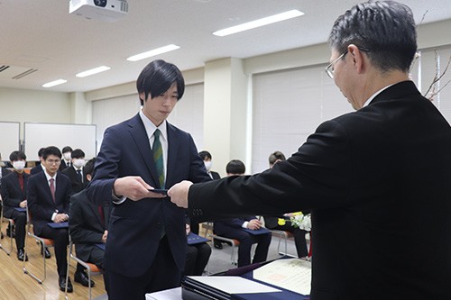 学位記授与式の様子