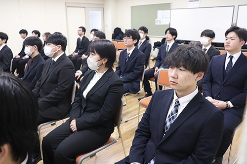 学位記授与式の様子