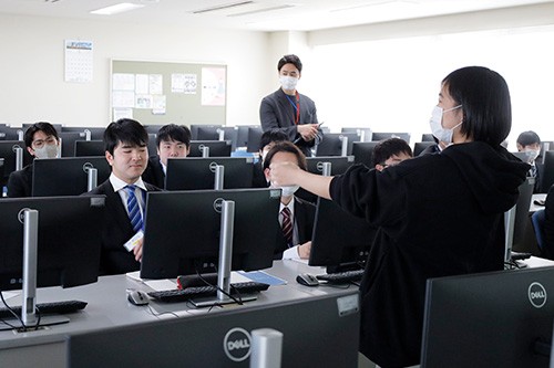 合同企業説明会の様子