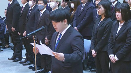新入生代表の言葉